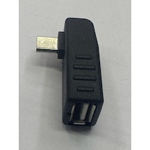 Micro Usb Otg 90 Derece Micro Usb Otg L Micro Usb Usb Çevirici 90 Derece Micro Usb Erkek Usb Dişi Çevirici