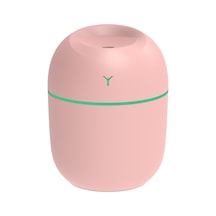 Fosenze 220ml Usb Mini Nemlendirici, Led Işıklı, Sürekli/aralıklı Sprey Modu, 6 Saat Otomatik Kapatma, Ofis/ev İçin Sessiz Nano Sprey Teknolojisi