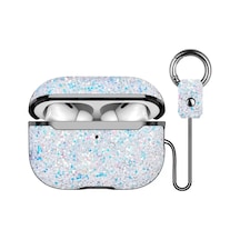 Onegif Apple Airpods Uyumlu  2 2.nesil Bright Simli Airpods Uyumlu  Kapak - Gümüş
