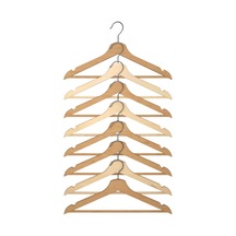 Ikea Bumerang Ahşap Elbise Askısı 8'li 43 X 1.4 Cm Natürel