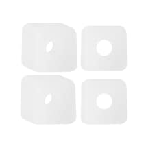 Suntek 20pcs Vinil Kayıt Iç Kolları Beyaz Kraft Kağıt 10-inç