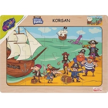 Playwood Ahşap Eğitici Puzzle Korsan Ony55
