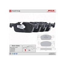 Ön Balata Clıo 4 Sandero 2 Symbol 2 / Geniş Tip /410604682r 410605536r - Mga-55646