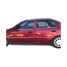Toyota Corolla Uyumlu Sedan Krom Cam Çıtası 1992-1998 Pas.Çelik 4 Parça