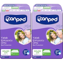 Canped Hasta Yatak Koruyucu Örtü 2 x 10'lu 60 x 90 CM