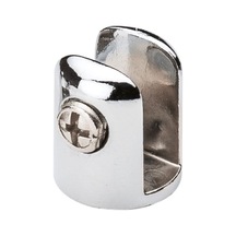 Badem10 Cam Raf Tutucu Metal Yuvarlak Cam Etejer Menteşesi Krom Metal Vidalı 10 Mm 4 Adet Aahşap
