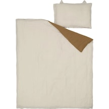Bebek Nevresim Takımı, Koyu Sarı-bej, 60x120 Cm