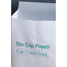 Su Geçirmez Araba Çöp Poşeti Yapışkanlı Pratik Kullan At Oto Çöp Torbası Seyahat İçin Taşınabilir 20 Adet Tek Kullanımlık Hijyenik Çöp Torbası Araç İçi Düzenleyici