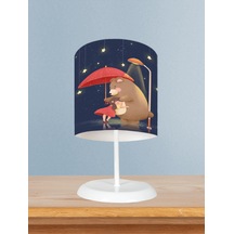 Mekta Home Bebek Ve Çocuk Odası Sevimli Ayıcık Desenli Abajur