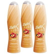 Safex Lube Kayganlaştırıcı Jel Şeftali 3 x 85 ML