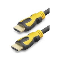 Hdmi Kablo 14+1 Od 7.0 Mm 12.9 M - Siyah Sarı Xy6005 Standart
