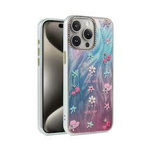 Apple İphone 15 Pro Max Kılıf Blade Aynalı Desenli Kapak