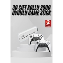 Yeni Nesil 3d 4k 2000 Oyunlu Game Stick Oyun Konsolu Çift Konsol Yeni Nesil 3d 4k 2000 Oyunlu Game Stick Oyun Konsolu Çift Konsol