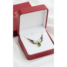 Çekirdekjewelry 925 Ayar Gümüş Melek Kolye Pembe