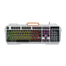 Lecoo KB123 USB Kablolu Rainbow Efektli Gaming Türkçe Q Klavye