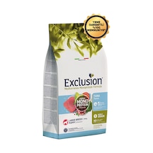 Exclusion Monoprotein Düşük Tahıllı Ton Balıklı ve Narlı Büyük Irk Yavru Köpek Maması 12 KG
