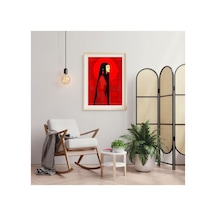 Poster Ahşap Çerçeveli Oturma Odası Salon Mutfak Dekoratif Tablo Çok Renkli - 812174674 Çok Renkli