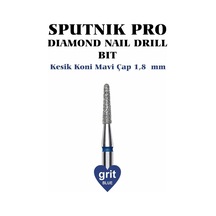 Elmas Kesik Koni Freze Mavi Çap 1,8mm