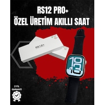 Rs12 Pro+ Titanyum Kasa Akıllı Saat Uyku Ve Nabız Takibi, Suya Dayanıklı, Bluetooth Arama