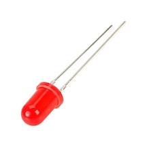 Led Kırmızı 5 Mm Mercekli
