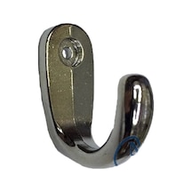 Büyük Tekli Fincan Askı, Dekor Askısı - Nikel, 12x23x30 Mm Çok Renkli