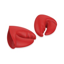 Sones Bir Çift Istakoz Maşası Isı Yalıtım Eldiveni Mutfak Yüksek Sıcaklığa Dayanıklı Silikon Haşlanma Önleyici El Klipsleri