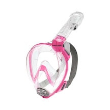 Cressi Baron Çocuk Tam Yüz Maske Şeffaf-pembe Tek Renk