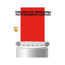 Vakumlu Ve Yapışkanlı Mutfak Banyo Askılığı 5 Bölmeli Pratik Düzenleyici