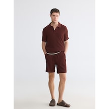 Lc Waikiki Lc Waıkıkı Bordo Regular Fit Erkek Şort
