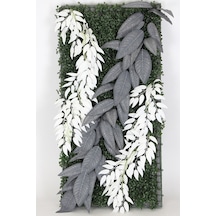 Yapay Çiçek Deposu Yapay Dikey Bitki Hazır Duvar Paneli 50x100 Cm Model 5