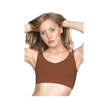 Kahve Mı Emay 4005 Soft Kalın Askı Büstiyer Kahve