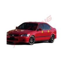 Honda Civic Krom Cam Çıtası Tk 1996-2002 4Prç Paslanmaz Çelik N11.4480