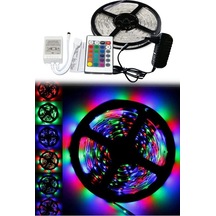 5 Metre Rgb Şerit Led 3 Çip Adaptörlü Kumanda Set Tv Arkası Ve Mutfak Tezgahı İçin Garantili Diğer