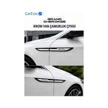 Jeep Grand Cherokee Uyumlu 4 Parça Krom Yan Çamurluk Çıtası