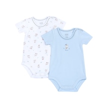 Chicco Erkek Bebek 2li Kısa Kollu Body Set 09102034000000 000021 Mavi