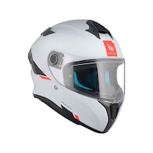 Mt Targo S Solid A0 Kapalı Kask Beyaz XL-
