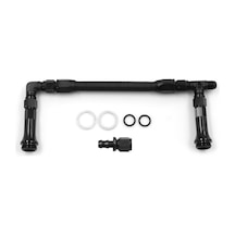 Braided An6 Çift Besleme Karbüratör Yakıt Hattı İki Pompa Alüminyum Alaşım 4150 Holley Karbüratör İçin 7/8''-20 Diş