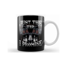 Just The Tip I Promise Tattoo Artist Inked Pun Kupa Bardak Porselen Karışık