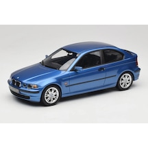 1:18 Ölçek Otto 2002 Bmw E46 318 Ti Compact Estoril Blue Resin Kapalı Minyatür Model Araba 25cm
