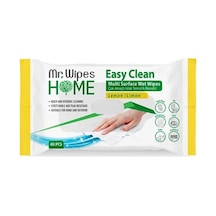 Mr. Wipes Easy Clean Yüzey Temizleme Mendili Limon Kokulu 40 Adet Diğer