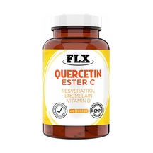 Flx Kuersetin Ester C Resveratrol ve Bromelain 60 Tablet