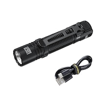 Taktik El Feneri Edc31 Usb Şarjlı Led El Feneri, Çok Parlak 3500 Lümen, Uzun Çalışma Süresine Sahip Kompakt Dı Genel