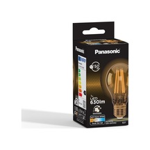 Panasonic E27 Dim Edilebilir Filaman Lamba 7w 630lm 2000k Gold 4w 78mm & Yok