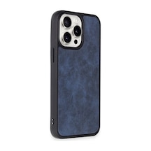 Ilkeshop Newface Apple iPhone Uyumlu 14 Pro Kılıf Aras Deri Kapak - Lacivert