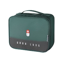 Diğer Yeşil Taşınabilir Saklama Kutusu Kapasiteli Kalınlaştırılmış İlaç Çok Çantası Büyük Amaçlı Aile Ve Ahşap