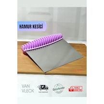 Paslanmaz Çelik Hamur Kesme Spatulası Lüks Kazıyıcı