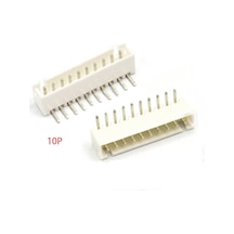 10 Pin Jst-xh 2.54 Tunik Konnektör Erkek Eğik 90