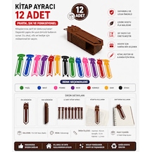 3d Baskı 12li Kitap Ayracı