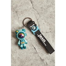 Perotti 16067 Cattolo Mavi Astronot Metal Anahtarlık