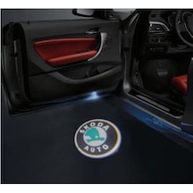 OtoÇizgi Skoda Pilli Kapı Altı Logo Yapıştırmalı 2 Adet N11.4147 OtoÇizgi